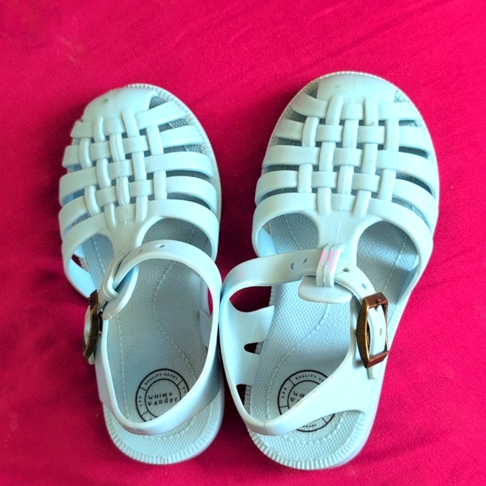 Box#28  🔥 5 For $35 🔥 Stylish Kids' Baby Blue Sandals with Buckle
